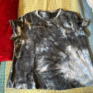 Black tie dye shirt